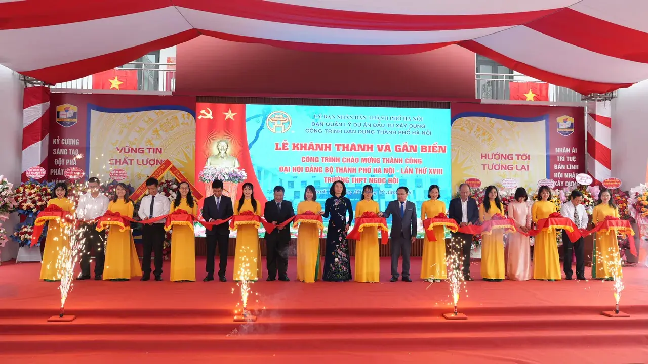 Khánh thành Trường THPT Ngọc Hồi